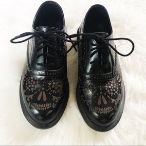 Sugar Skull Aila Oxford Flats 